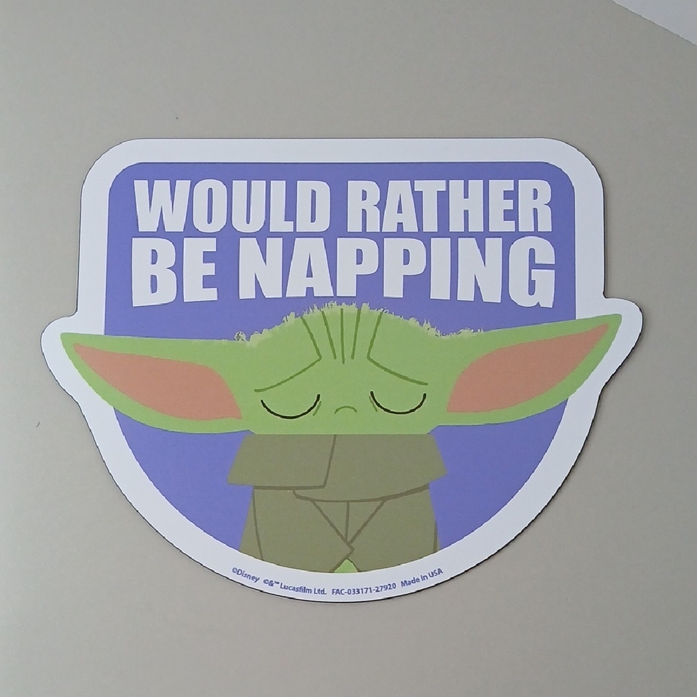 Star Wars The Child "Would Rather Be Napping" Magnet